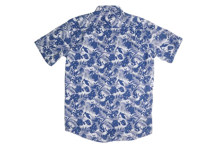 เสื้อฮาวาย Weatherproof ลายใบไม้-พื้นขาว (M 44) รูปที่ 7