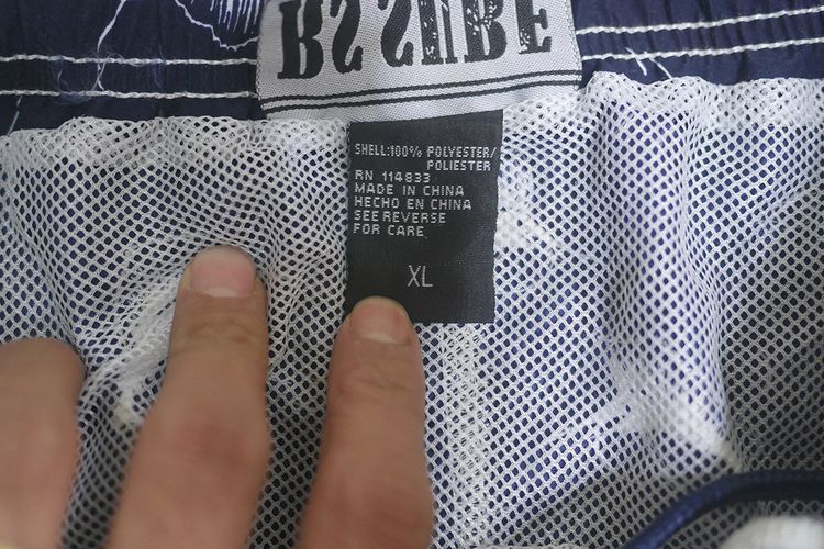 กางเกงขาสั้น RS Surf สีกรมท่า ลายปลา (XL 34-40) รูปที่ 5