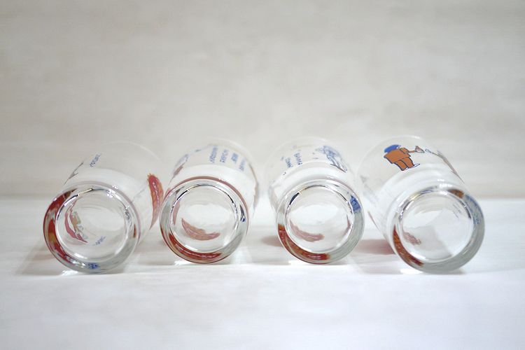 แก้วเบียร์เล็กญี่ปุ่นแท้ Kirin คิริน ลายการ์ตูนสไตล์ญี่ปุ่น (ยก 4 ใบ) รูปที่ 8