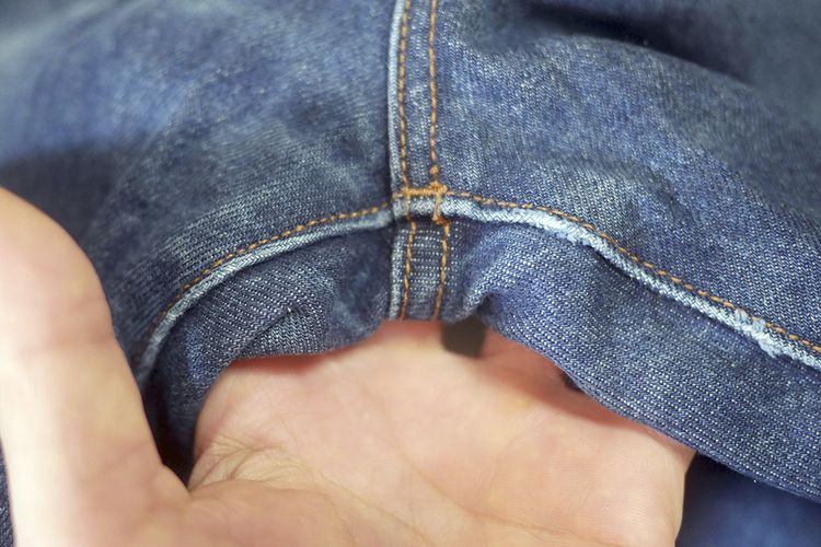 กางเกงยีนส์ GU สีน้ำเงิน (33) รูปที่ 5