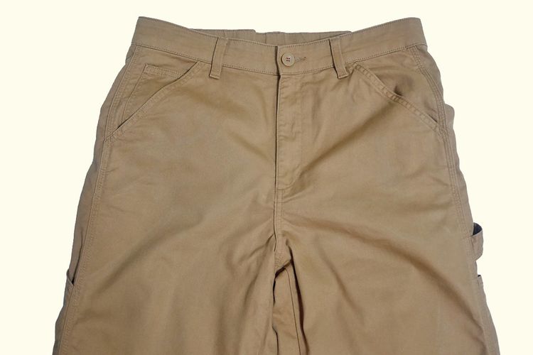 กางเกงขายาว Uniqlo สีกากี (L 33) รูปที่ 2