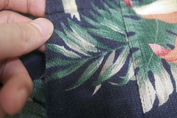 กางเกงขาสั้น Journal Standard สีกรมท่า ลายดอก-ใบไม้ made in JAPAN (32) รูปที่ 5