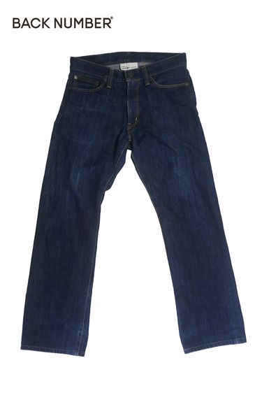 กางเกงยีนส์ Back Number สีน้ำเงินเข้ม รุ่น Premium Vintage Denim made in Nippon JAPAN (29)
