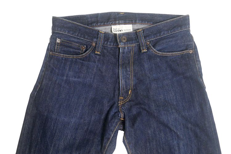 กางเกงยีนส์ Back Number สีน้ำเงินเข้ม รุ่น Premium Vintage Denim made in Nippon JAPAN (29) รูปที่ 2