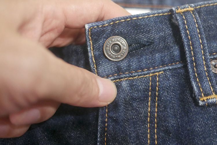กางเกงยีนส์ Back Number สีน้ำเงินเข้ม รุ่น Premium Vintage Denim made in Nippon JAPAN (29) รูปที่ 4