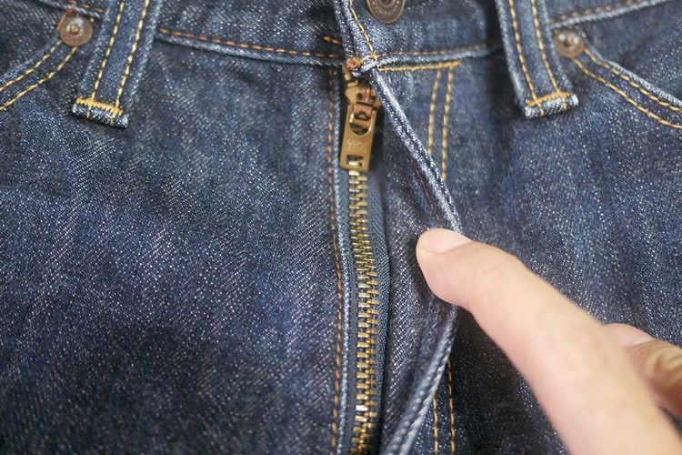 กางเกงยีนส์ Back Number สีน้ำเงินเข้ม รุ่น Premium Vintage Denim made in Nippon JAPAN (29) รูปที่ 5