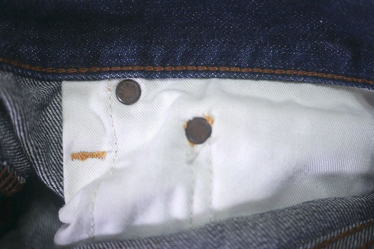 กางเกงยีนส์ Back Number สีน้ำเงินเข้ม รุ่น Premium Vintage Denim made in Nippon JAPAN (29) รูปที่ 14