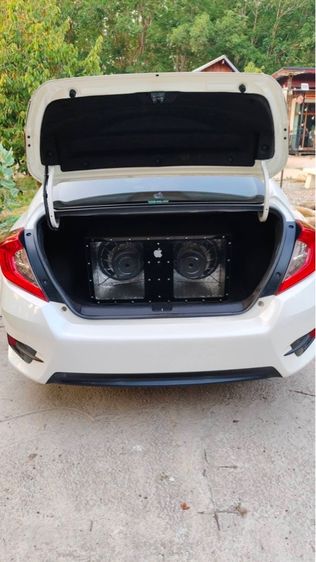 Honda Civic 2017 1.8 E i-VTEC Sedan เบนซิน ไม่ติดแก๊ส เกียร์อัตโนมัติ ขาว รูปที่ 4