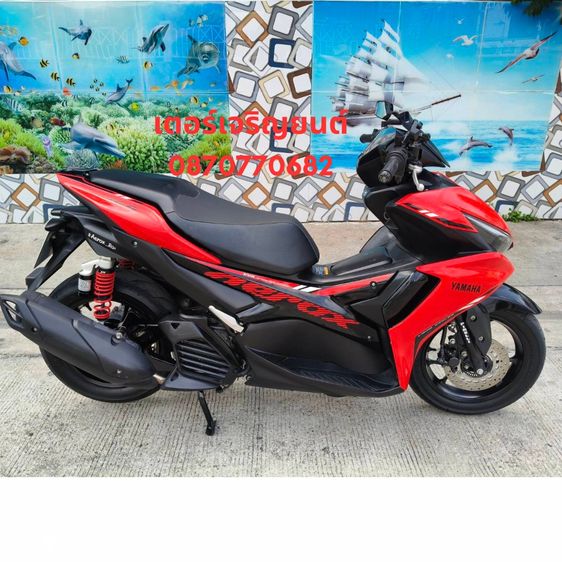 🛵ยังไงก็ขาย AEROX155 ปี 66 เครื่องดี สีสวย สตาร์ทมือ กุญแจรีโมท เล่มชุดโอนครบ+เปลี่ยนถ่ายน้ำมันเครื่องฟรี ส่งฟรี30 ก.ม รูปที่ 3