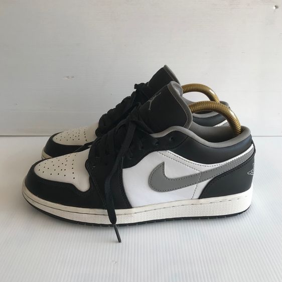 Jordan 1 low black particle gray