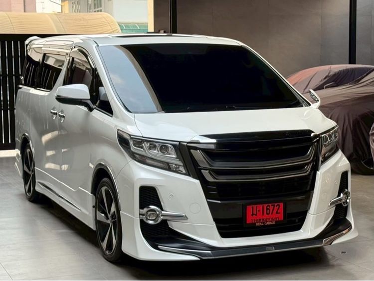 Toyota Alphard 2015 3.5 Executive Lounge Van เบนซิน LPG เกียร์อัตโนมัติ ขาว รูปที่ 2