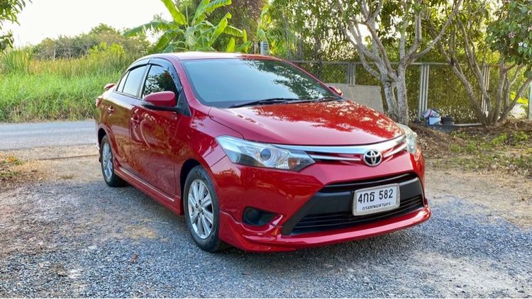 Toyota Vios 2015 1.5 G Sedan เบนซิน ไม่ติดแก๊ส เกียร์อัตโนมัติ แดง รูปที่ 2
