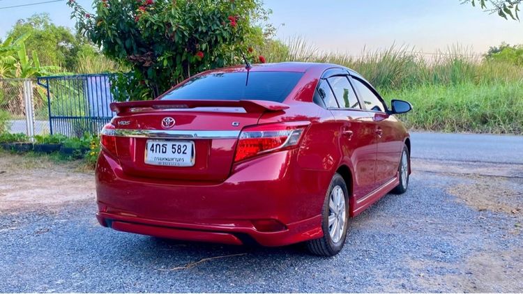 Toyota Vios 2015 1.5 G Sedan เบนซิน ไม่ติดแก๊ส เกียร์อัตโนมัติ แดง รูปที่ 4