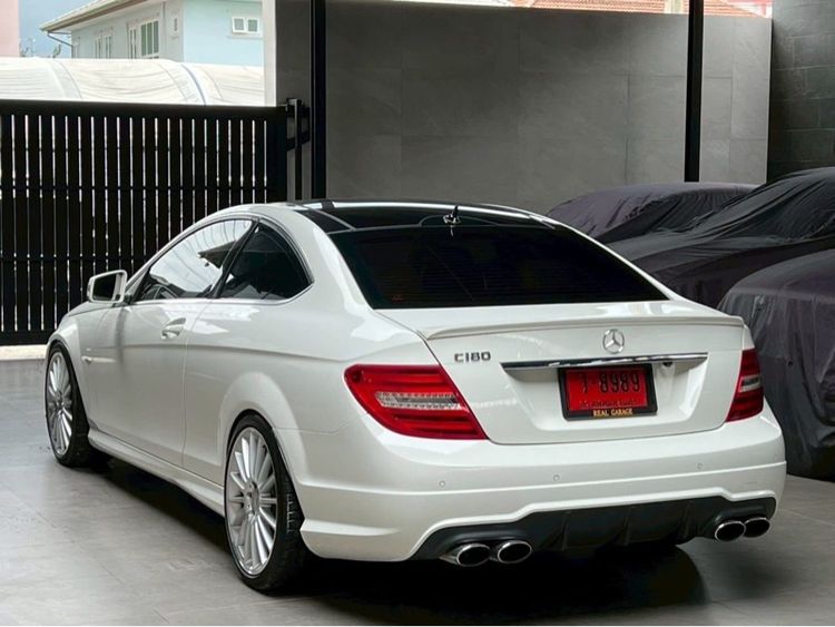 Mercedes-Benz C-Class 2012 C180 AMG Sedan เบนซิน ไม่ติดแก๊ส เกียร์อัตโนมัติ ขาว รูปที่ 4