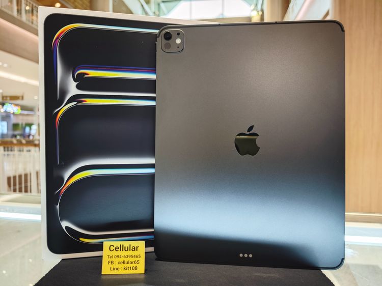 iPad Pro 13 M5 256GB ใส่ซิม Batt100 ประกัน7เดือนกว่า ไร้รอย ครบกล่อง