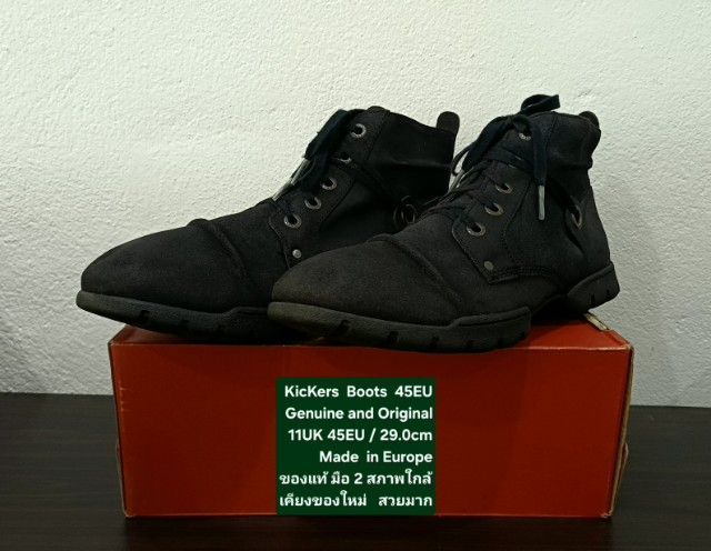 KicKers Boots for Men 11UK 45EU(29.0cm) Original ของแท้ มือ 2 สภาพใกล้เคียงของใหม่, รองเท้า KicKers หนังแท้ พื้นเต็ม ไม่มีตำหนิใดๆ สวยมาก รูปที่ 7