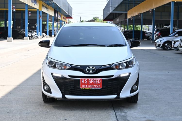 Toyota Yaris 2019 1.2 G Sedan เบนซิน ไม่ติดแก๊ส เกียร์อัตโนมัติ ขาว รูปที่ 2