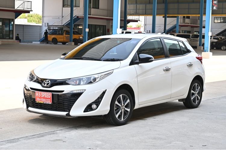 Toyota Yaris 2019 1.2 G Sedan เบนซิน ไม่ติดแก๊ส เกียร์อัตโนมัติ ขาว