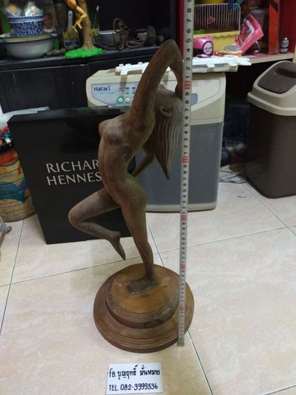 งานไม้ ผูหญิงเปลือย สภาพดี ไม่แตก ไม่หัก ขนาดตามรูปไม่รู้ไม่อ่ะไร  รูปที่ 7