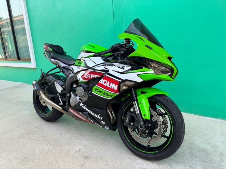 Kawasaki ZX-6R สีเขียว ปี19จด21 รูปที่ 2