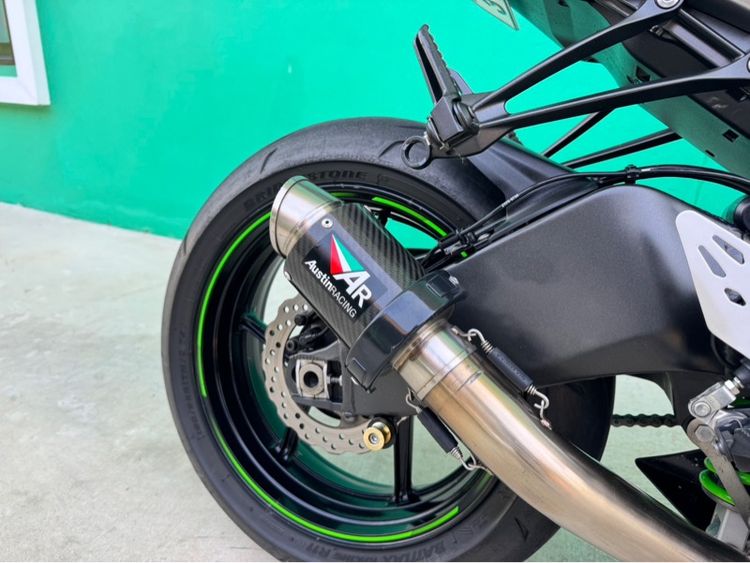 Kawasaki ZX-6R สีเขียว ปี19จด21 รูปที่ 9