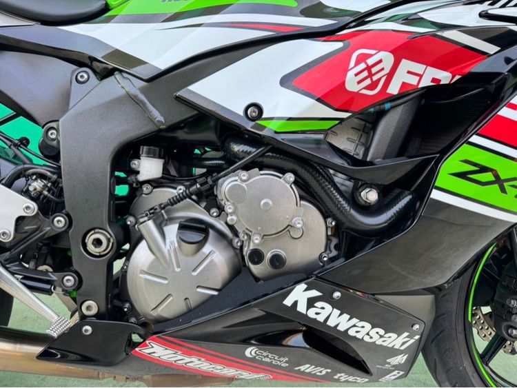 Kawasaki ZX-6R สีเขียว ปี19จด21 รูปที่ 7