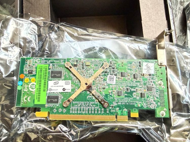 AMD Radeon HD3450 256 MB PCI-E x ของใหม่ เก่าเก็บไม่ได้ใช้งาน รูปที่ 3