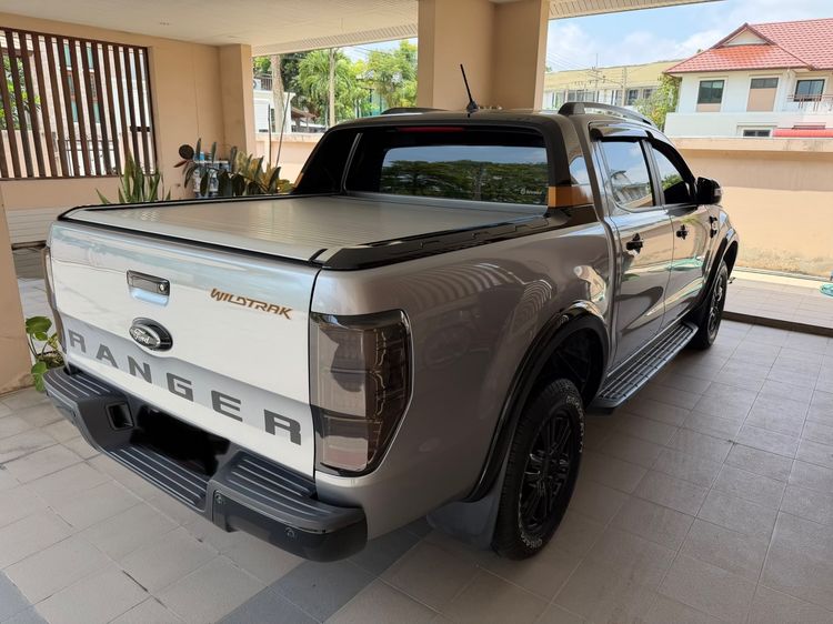 Ford Ranger 2021 2.0 Hi-Rider Wildtrak Pickup ดีเซล ไม่ติดแก๊ส เกียร์อัตโนมัติ บรอนซ์เงิน รูปที่ 2