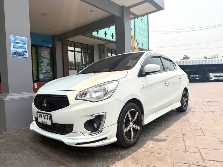 Mitsubishi Attrage 2019 1.2 GLX เบนซิน ไม่ติดแก๊ส เกียร์อัตโนมัติ ขาว รูปที่ 3