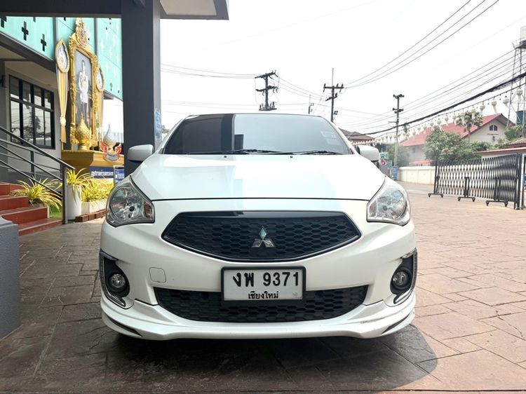 Mitsubishi Attrage 2019 1.2 GLX เบนซิน ไม่ติดแก๊ส เกียร์อัตโนมัติ ขาว รูปที่ 2