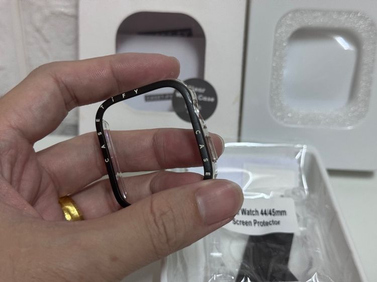 CASETiFY - Clear Case (Black) 44mm(Series 4-6, SE) ของแท้ รูปที่ 3