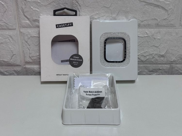 พลาสติก CASETiFY - Clear Case (Black) 44mm(Series 4-6, SE) ของแท้