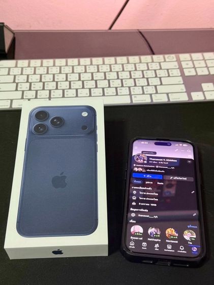 🔥 iPhone 17 Pro Max 512GB Deep Blue เครื่องใหม่ยังไม่แกะซีล รูปที่ 2
