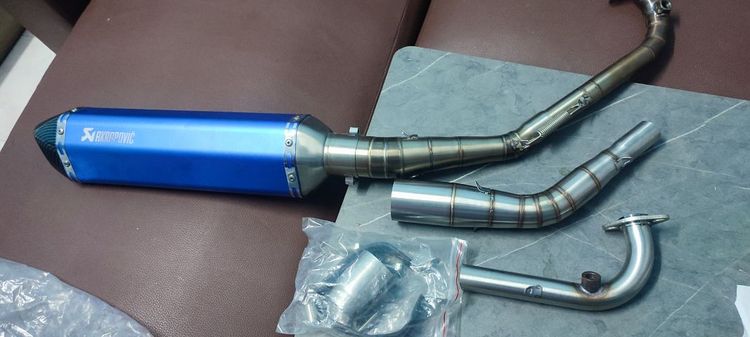 ท่อAKRAPOVIC PCX160 แถมคออีกชุด สภาพ98เปอร์เซ็น ซื้อมาลองใส่รอท่ออีกใบ ใส่แค่สองวัน ไม่มีชำรุด(พร้อมจุกลดเสียง) รูปที่ 5