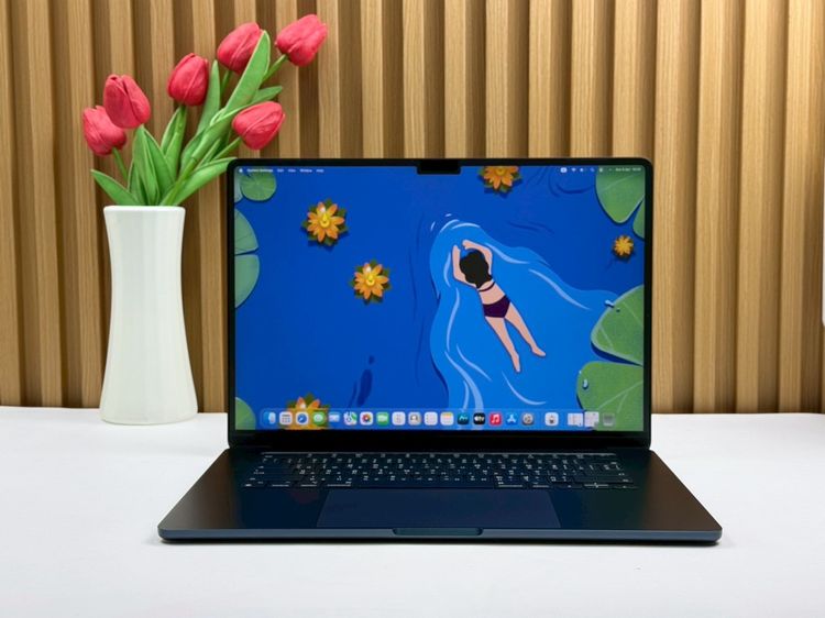 แมค โอเอส 16 กิกะไบต์ อื่นๆ ไม่ใช่ MacBook Air 15-inch M3 2024 Ram16GB SSD512GB Starlight apple care+ 5 April 2027