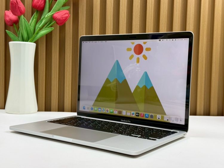 MacBook Pro (13.3-inch,2020 Two Thunderbolt 3 ports) Ram8GB SSD256GB Silver รูปที่ 2