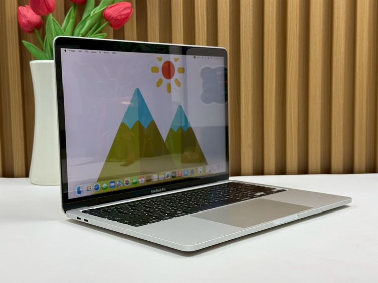 MacBook Pro (13.3-inch,2020 Two Thunderbolt 3 ports) Ram8GB SSD256GB Silver รูปที่ 3
