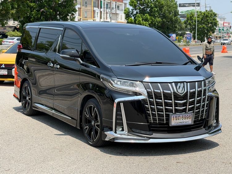 Toyota Alphard 2023 2.5 S C-Package Utility-car เบนซิน ไม่ติดแก๊ส เกียร์อัตโนมัติ ดำ รูปที่ 2