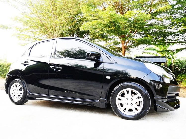 Honda Brio 2012 1.2 V Sedan เบนซิน ไม่ติดแก๊ส เกียร์อัตโนมัติ ดำ รูปที่ 2