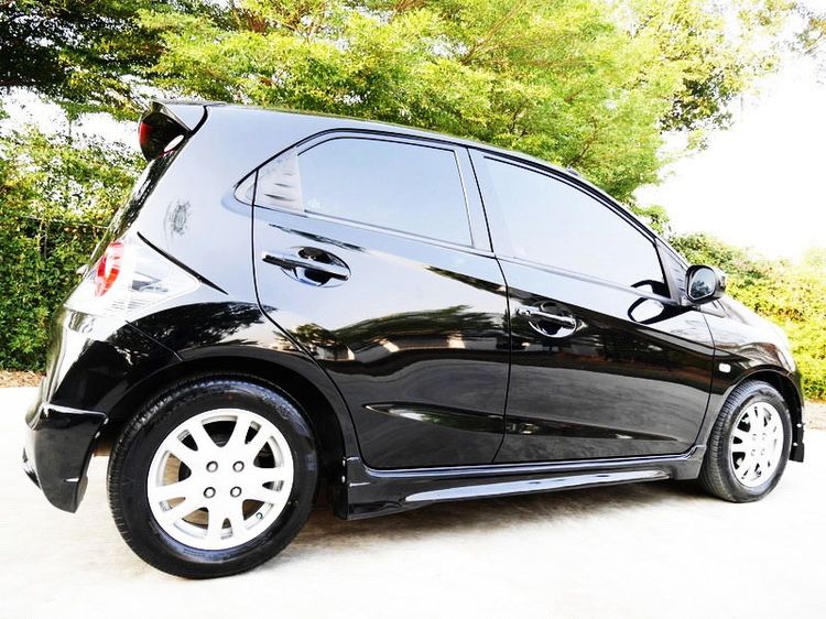 Honda Brio 2012 1.2 V Sedan เบนซิน ไม่ติดแก๊ส เกียร์อัตโนมัติ ดำ รูปที่ 4