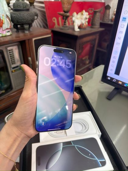 phone 16 promax 256 gb แบท 100 เปอร์เซ็นต์ 24 รอบชาร์จประกันถึง กันยา 26 ครบกล่อง สวยสุดๆไม่มีตำหนิค่ะ  รูปที่ 4