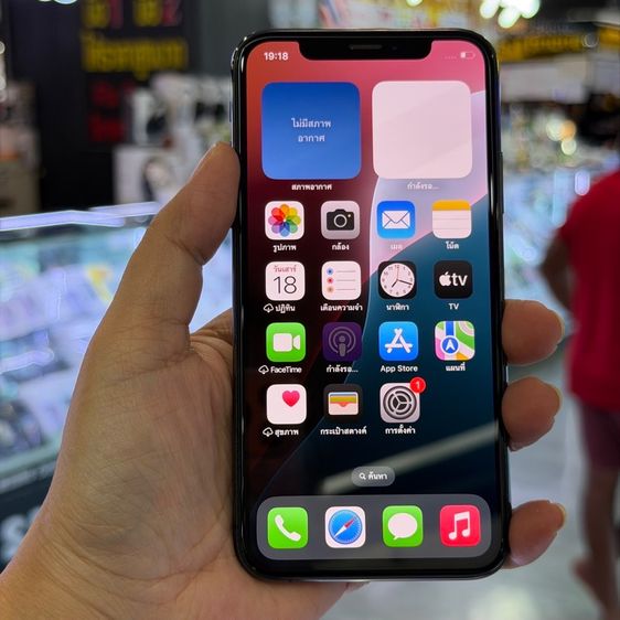 256 GB iPhone Xs 256GB สีดำ เครื่องศูนย์ โมเดลTH สภาพสวยมากๆ🩷🩷