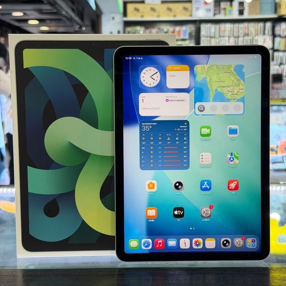 Apple 256 GB iPad Air4 256GB WiFi สีเขียว เครื่องศูนย์ โมเดลTH ครบยกกล่อง🩷🩷