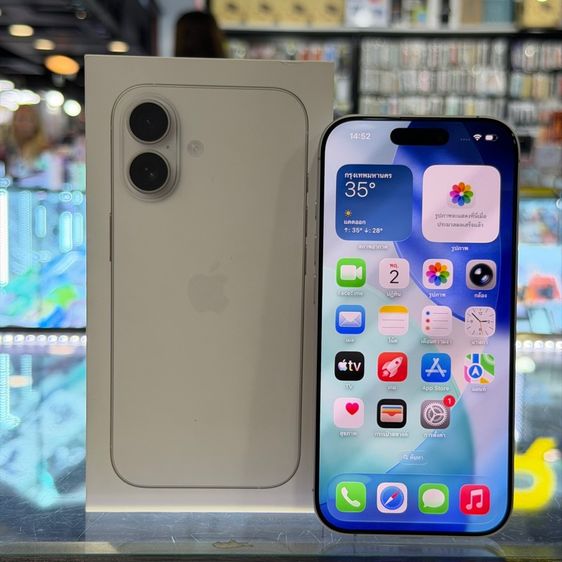256 GB iPhone17 256GB สีขาว เครื่องศูนย์ สภาพสวยมากๆ ประกันศูนย์ยาวๆ ครบยกกล่อง🔥🔥