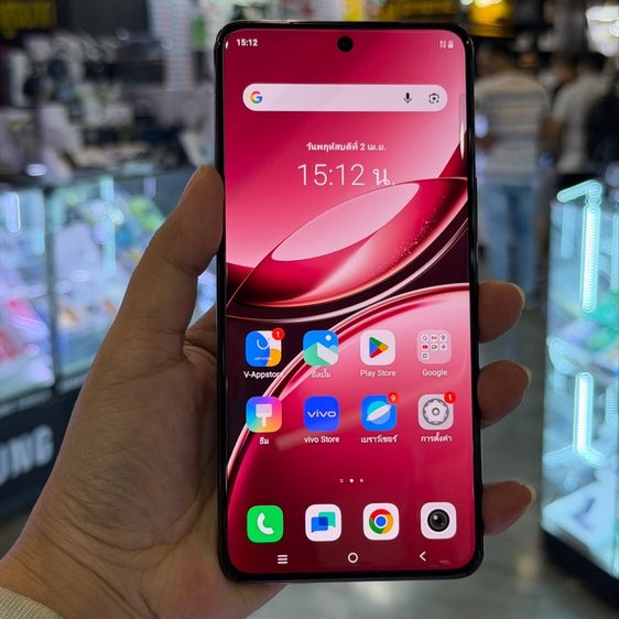 อื่นๆ 512 GB ViVO V50 512GB สีแดง เครื่องศูนย์ สภาพสวยมากๆ จอ6.77นิ้ว แรม12รอม512 Snap7 Gen3 กล้อง50ล้าน(2ตัว)🔥🔥