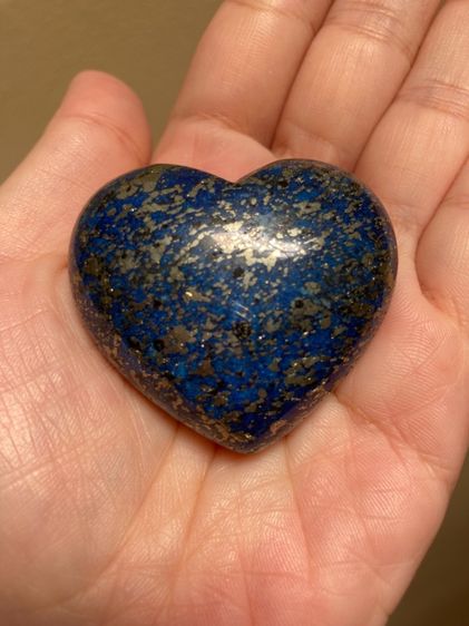 หินลาพิสลาซูลี่รูปหัวใจ รูปที่ 2