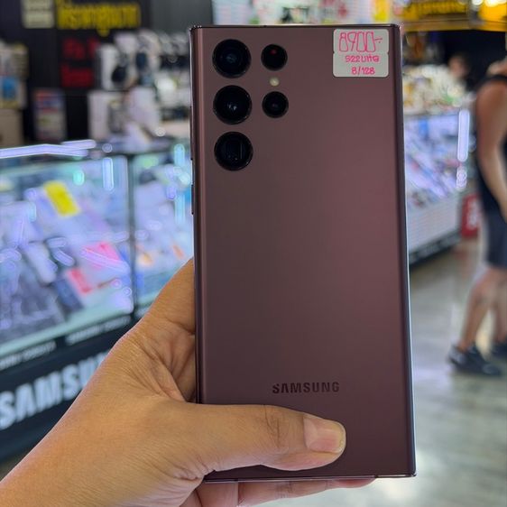 Samsung S22 Ultra 5G สี Burgundy เครื่องศูนย์ สภาพสวยมากๆ จอ6.8นิ้ว แรม8รอม128 Snap8 Gen1 กล้อง108ล้าน(4ตัว)🔥🔥 รูปที่ 2