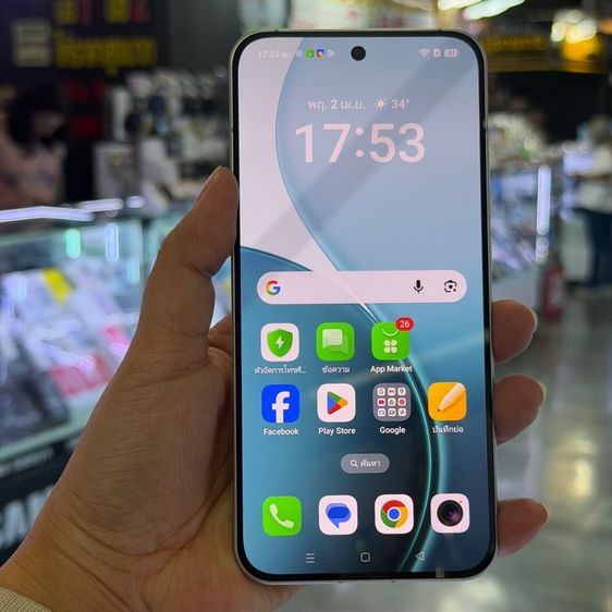 OPPO Reno14 5G สีขาว สภาพสวยมากๆ จอ6.59นิ้ว แรม12รอม256 Dimensity8350 กล้อง50ล้าน(3ตัว) เครื่องใช้งานดีเยี่ยม ครบยกกล่อง🔥🔥 รูปที่ 2