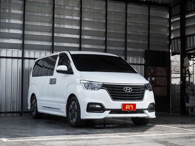 Hyundai H-1  2022 2.5 Elite Utility-car ดีเซล ไม่ติดแก๊ส เกียร์อัตโนมัติ ขาว รูปที่ 3