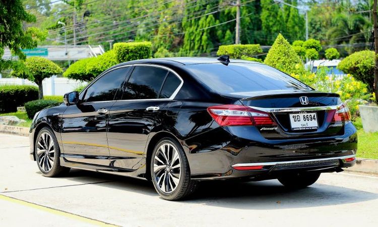 Honda Accord 2016 2.0 Hybrid Tech Sedan ไฮบริด ไม่ติดแก๊ส เกียร์อัตโนมัติ ดำ รูปที่ 3